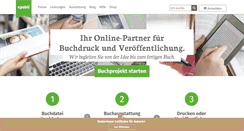 Desktop Screenshot of hugendubel.epubli.de